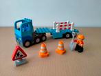 Duplo wegwerker vrachtwagen oplegger wegenbouw bouwvakker, Kinderen en Baby's, Speelgoed | Duplo en Lego, Ophalen of Verzenden