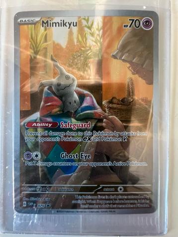 Mimikyu kaart beschikbaar voor biedingen
