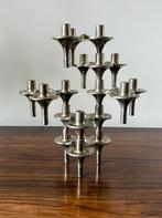 Fritz Nagel & Ceasar Stoffi voor BMF - Orion kandelaars (6), Huis en Inrichting, Gebruikt, Overige kleuren, 25 tot 50 cm, Ophalen of Verzenden
