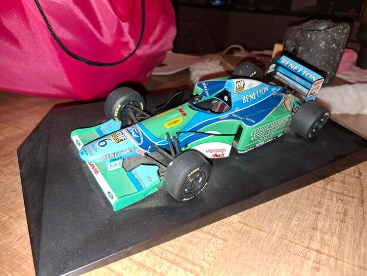 Jos Verstappen Benetton Formule 1 modelauto, Hobby en Vrije tijd, Modelauto's | 1:18, Ophalen