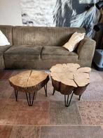 Unieke handgemaakte salontafels, Ophalen, 50 tot 100 cm, 50 tot 75 cm, Rond