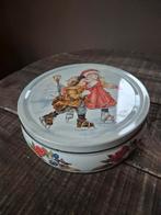 Koekjes blik met winters tafereel, Verzamelen, Blikken, Ophalen of Verzenden, Gebruikt, Overige