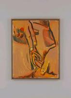schilderij erotisch naakt vrouw, Antiek en Kunst, Kunst | Schilderijen | Modern, Ophalen of Verzenden