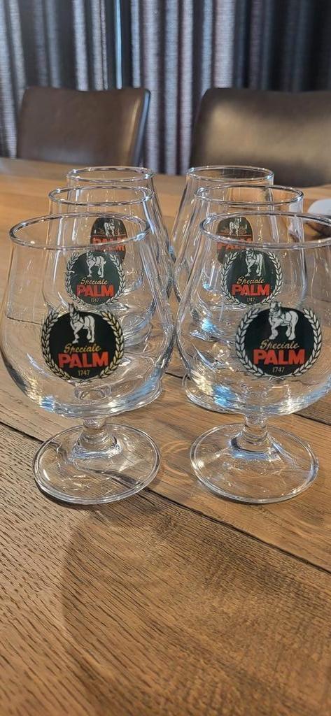 Bierglazen Speciale Palm - 6 stuks a 25 cl., Verzamelen, Glas en Borrelglaasjes, Zo goed als nieuw, Bierglas, Ophalen of Verzenden
