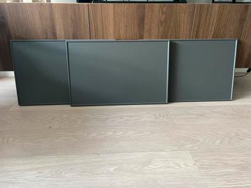 Bestå Ikea tv meubel deuren 3st grijs - afbeelding 1