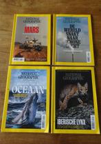 Vier keer tijdschrift National Geografic --- SETPRIJS, Ophalen of Verzenden, Zo goed als nieuw, Wetenschap en Natuur