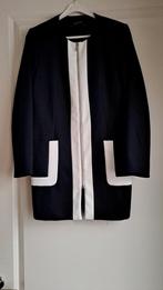 Elegante, gevoerde dames mantel van Zara, Blauw, Zara, Maat 42/44 (L), Ophalen of Verzenden