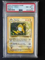 Raichu holo base set 2 psa 8.5, Verzenden, Zo goed als nieuw, Losse kaart