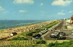 Noordwijk aan Zee, Kon. Wilhelmina Boulevard - auto volk vuu, Ophalen of Verzenden, 1940 tot 1960, Gelopen, Zuid-Holland
