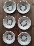 WEDGWOOD ROSALIND  -  6 VLA / DESSERT SCHAALTJES, Ophalen of Verzenden, Wedgwood, Porselein, Schaal of Schalen