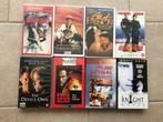 VHS actie misdaad thriller videobanden 8 stuks, Vanaf 16 jaar, Ophalen, Gebruikt, Thrillers en Misdaad