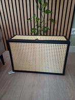Opbergmand/koffer met rotan webbing, Ophalen, Zo goed als nieuw, Minder dan 50 cm, Minder dan 50 cm