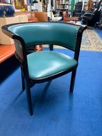 Thonet bureaustoel eetkamerstoel M. Kammerer, Ophalen, Zwart, Leer, Zo goed als nieuw