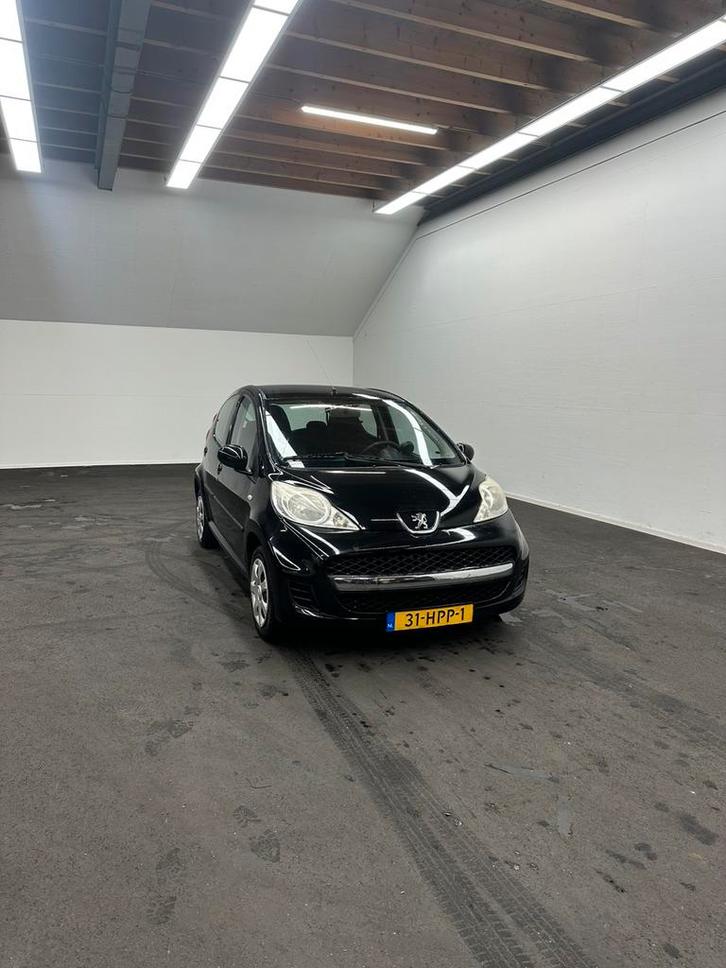 Peugeot 107 1.0 12V 5DR 2009 Zwart, Auto's, Peugeot, Particulier, Benzine, A, Hatchback, Handgeschakeld, Origineel Nederlands