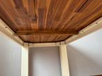 Mooie houten eettafel, Tuin en Terras, Overkappingen, Ophalen, Gebruikt, Veranda