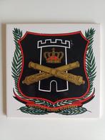 Artillerie School Oldebroek Tegel - Vintage Embleem, Ophalen of Verzenden