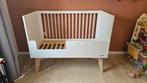 Kidsmill Sixties Babybed – Wit Mat / Blank – met peuterzijde, Ophalen, Zo goed als nieuw, Ledikant