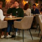 Karl fluwelen horeca stoelen velvet eetkamerstoelen  788, Ophalen of Verzenden, Nieuw, Grijs, Vijf, Zes of meer stoelen