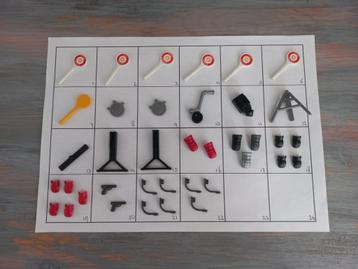 Playmobil Onderdelen Politie Handschoen Pistool Microfoon beschikbaar voor biedingen