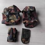 4X CAMOUFLAGE TASJE,S, Ophalen of Verzenden, Landmacht, Nederland, Kleding of Schoenen