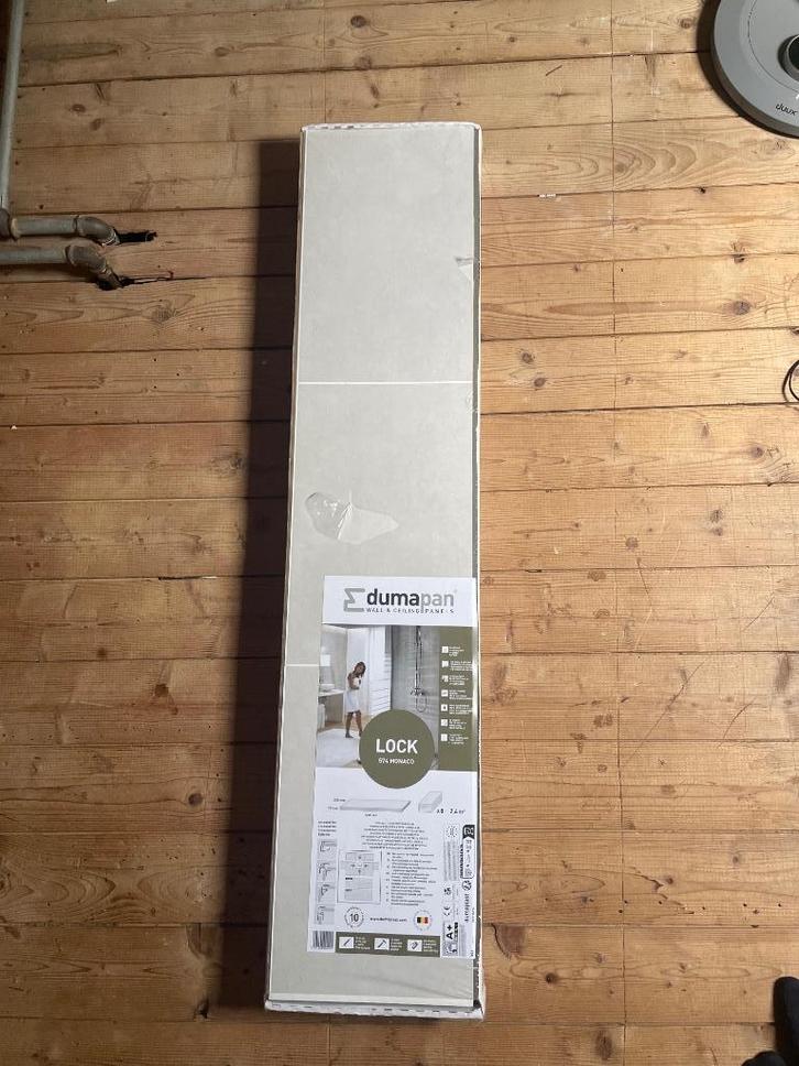Dumapan Lock monaco grey 1200x250x10 mm, Doe-het-zelf en Verbouw, Platen en Panelen, Nieuw, Overige materialen, Minder dan 20 mm