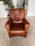 Leren fauteuil, Ophalen, Gebruikt, Leer, 75 tot 100 cm