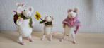 Familie muis handmade, Ophalen of Verzenden, Zo goed als nieuw, Figuurtje(s)