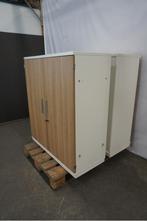 Houten archiefkast kantoorkast opbergkast kast, Niet ingevuld, Gebruikt, 100 tot 150 cm, 100 tot 150 cm
