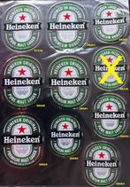 Ca. 60 verschillende bierstickers (ongebruikt), Verzamelen, Biermerken, Nieuw, Overige typen, Heineken, Verzenden