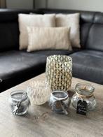 Set kaarsjes / waxinelichthouders, Overige materialen, Gebruikt, Overige kleuren, Ophalen of Verzenden