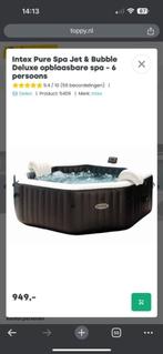 Jacuzzi Intex Pure Spa Jet & Bubble Deluxe 6 person, Ophalen of Verzenden, Zo goed als nieuw, Filter