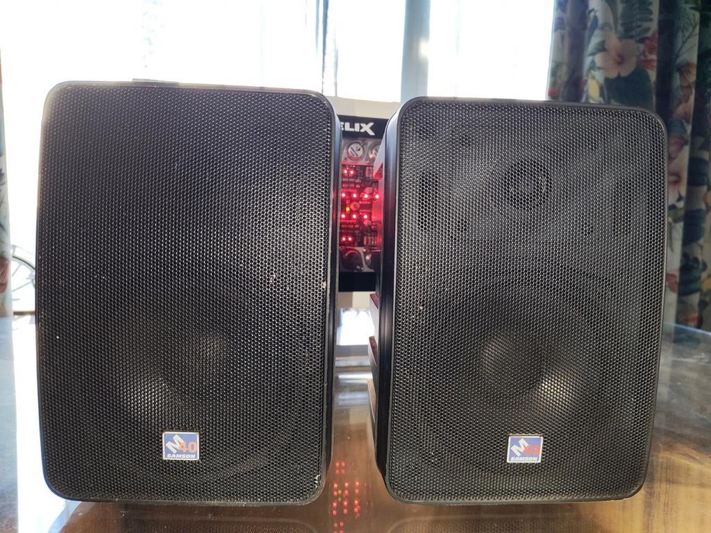 Samson M40 luidsprekers- Goede staat, Overige merken, Ophalen of Verzenden, Zo goed als nieuw, Minder dan 60 watt