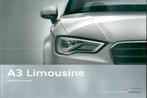 Brochure Audi A3 Limousine 2013, Ophalen of Verzenden, Gelezen, Audi