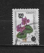 Turkije 1990 bloem, Verzenden, Overige landen, Gestempeld