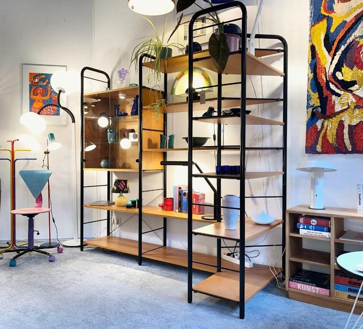 wandmeubel Niklas Rutger Andersson Ikea modulair 80s, Huis en Inrichting, Kasten | Wandmeubels, Zo goed als nieuw, 200 cm of meer