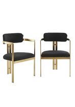 Chandler - Teddy Eetkamerstoel - Zwart - 2 voor €1500, Niet ingevuld, Zwart, Niet ingevuld, Nieuw