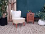 Vintage cocktailstoeltje Tijsseling Sixties club fauteuiltje, BlijeSpullen.nl, Gebruikt, Minder dan 75 cm, Vintage