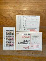 Kinderpostzegels 1984 met envelop en actiekaart, Postzegels en Munten, Na 1940, Ophalen of Verzenden, Postfris
