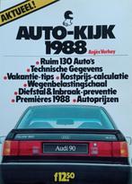 Autojaarboek 1988 Autokijk 88 Anjes Verhey Auto-kijk, Anjes Verhey, Ophalen of Verzenden, Zo goed als nieuw, Algemeen