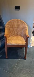 Mooie rieten stoel, Huis en Inrichting, Stoelen, Ophalen of Verzenden