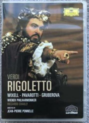DVD Verdi Rigoletto Wixell Pavarotti 1983 Film JP Ponnelle beschikbaar voor biedingen