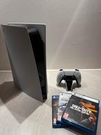 Playstation 5 Disk versie incl. charge-dock & Games, Spelcomputers en Games, Spelcomputers | Sony PlayStation 5, Ophalen, Zo goed als nieuw