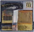 Frits van Eeden, abstract schilderij op paneel, metaal acryl, Antiek en Kunst, Ophalen