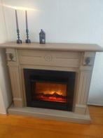 Elektrische kachel met schouw, Ophalen, Gebruikt, Vrijstaande haard, Elektrische haard