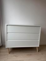 Witte commodekast met 3 ruime lades – nette staat, Ophalen, Zo goed als nieuw, 50 tot 70 cm, 105 cm of meer