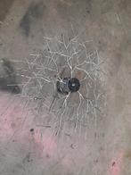 Plafon lamp metaal chroom, Ophalen of Verzenden, Gebruikt, Metaal