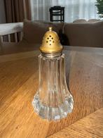 Antieke Suikerstrooier Glas & Metaal, Antiek en Kunst, Antiek | Glas en Kristal, Ophalen of Verzenden