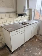 Keuken blok, Gebruikt, Wit, Enkelwandige keuken, Ophalen of Verzenden