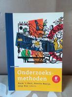 Onderzoeksmethoden - Hart, Boeije, Hox 8e druk studieboek, Ophalen of Verzenden, Zo goed als nieuw, Gamma, WO