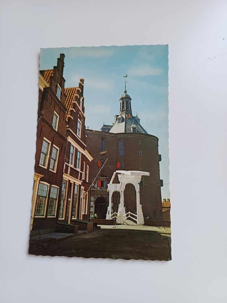Ansichtkaart Enkhuizen, Spui met dromedaris., Ophalen of Verzenden, 1960 tot 1980, Ongelopen, Noord-Holland